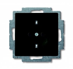 Розетка ABB Basic 55 chateau-black SCHUKO 16А 250В с винтовыми клеммами 2CKA002011A6147 23 EUC-95-507