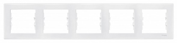 Рамка Schneider Electric Sedna Белый 5 постов SDN5800921