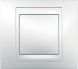 Рамка Schneider Electric Unica Хамелеон Белый 1 пост MGU6.002.18