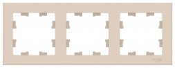 Рамка Schneider Electric Atlasdesign Бежевый 3 поста ATN000203