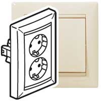 Розетка Legrand Valena Слоновая кость 2-ая с/з 774370