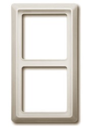 Рамка ABB Allwetter 44 Слоновая кость 2 поста 2CKA001730A0284 2102-32-500