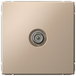 Розетка телевизионная проходная (Песочный) Schneider Electric Systeme Art Gallery GAL001292