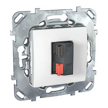 Аудио розетка Schneider Electric Unica белый MGU5.486.18ZD