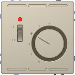 Терморегулятор Merten D-Life сахара с центр. пл. с выкл.24В, MTN5761-6033