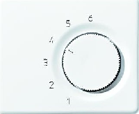 Накладка Jung SL 500 белая термостата комнатного(мех TR236U,TR246U) SLTR236PLWW