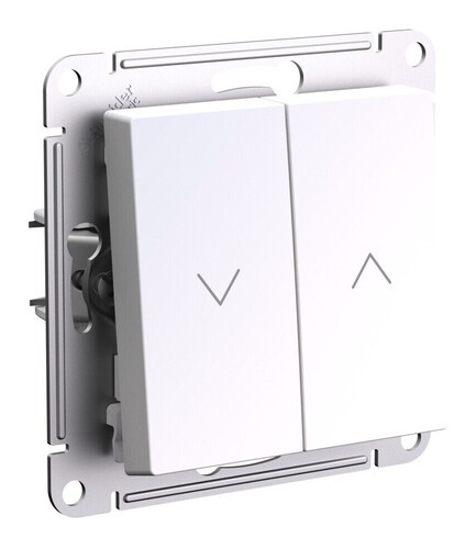 ATN000419 Выключатель для жалюзи 2-клавишный Systeme Electric ATLASDESIGN, скрытый монтаж, жемчуг Schneider Electric