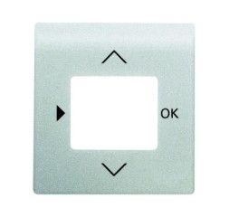 Плата центральная (накладка) ABB Impuls серебристый металлик для таймера 6455 6456 2CKA006430A0342 6435-783