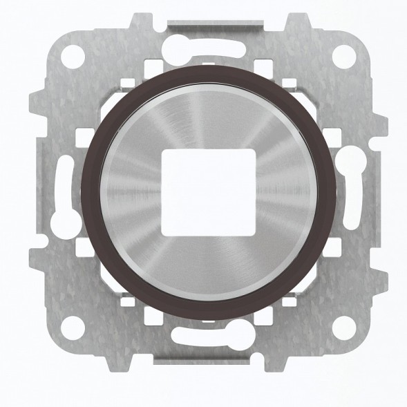 Накладка ABB Skymoon Стекло чёрное для зарядного устройства USB механизмов 8185 кольцо 2CLA868500A1501 8685 CN