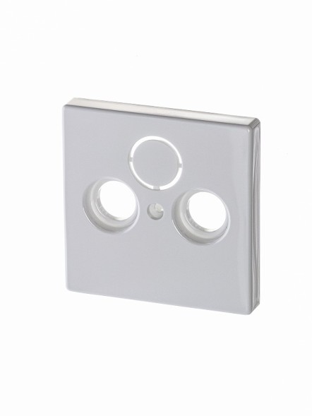 Накладка (центральная плата) ABB Solo davos/альпийский белый для TV-R-SAT розетки 2CKA001724A4332 1743-84-500