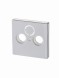 Накладка (центральная плата) ABB Solo davos/альпийский белый для TV-R-SAT розетки 2CKA001724A4332 1743-84-500