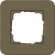 Рамка Gira E3 Умбра / Антрацит с антрацитовой подложкой 1 пост 0211426