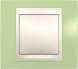 Рамка Schneider Electric Unica Хамелеон Зеленое яблоко / Бежевый 1 пост MGU6.002.563