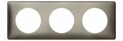 Рамка Legrand Celiane Металлик Вольфрам 3 поста 068973