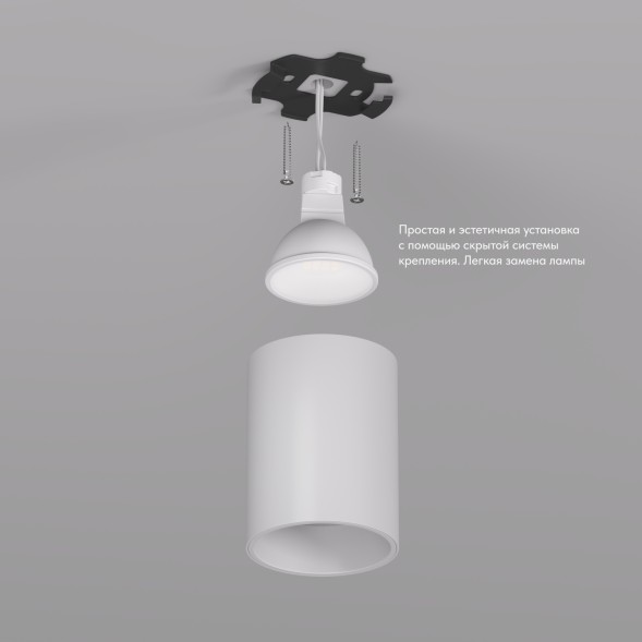 Точечный накладной светильник Denkirs DK3110-WH