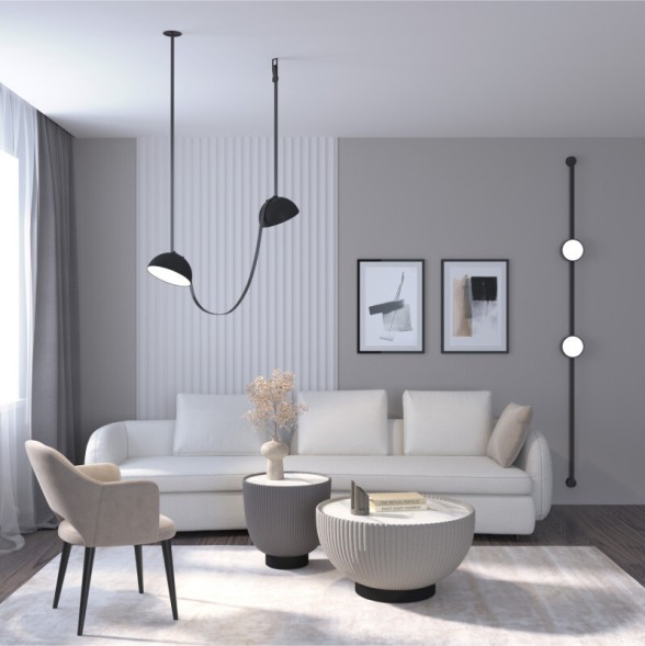 Трековый светильник BELTY FLOW DK5561-BK