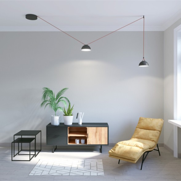 Трековый светильник BELTY FLOW DK5561-BK