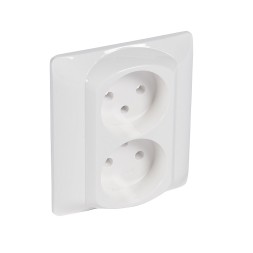 Лицевая панель Legrand Galea Life для розетки 2к+З французский стандарт 771035