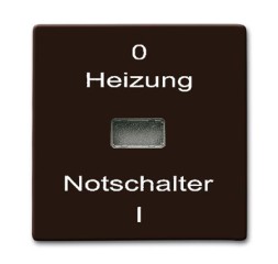 Клавиша ABB Allwetter 44 коричневый для 1-клавишного одноклавишного выключателя/переключателя/кнопки с красной линзой с маркировкой "HNS" 2CKA001731A1956 2102 H-31