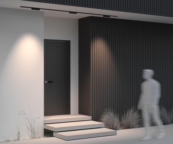 Уличный трековый светильник Outdoor O-TR02-2-S-12WB3K