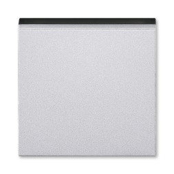 Управляющий элемент ABB Levit серебро / дымчатый чёрный для светорегулятора клавишного 2CHH700100A4070 3299H-A00100 70