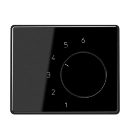 Накладка Jung SL 500 Черный термостата комнатного(мех TR236U,TR246U) SLTR236PLSW