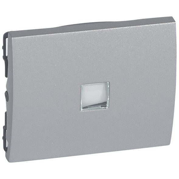 Лицевая панель Legrand Galea Life алюминий для выключателя с подсветкой 771311