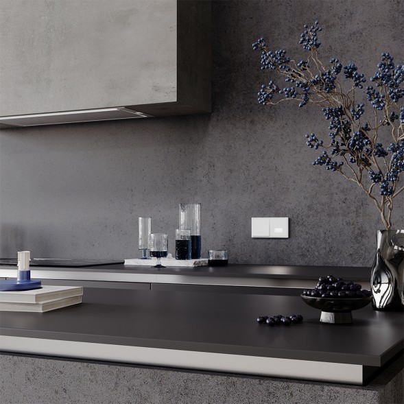 Подсветка светодиодная встраиваемая VOLTUM S70, (белый матовый)