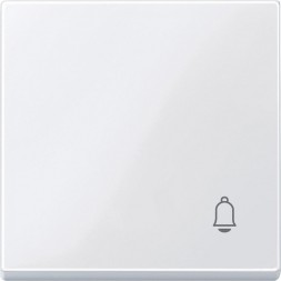 Клавиша Merten M-серия активный белый с пиктогрозетки «звонок» MTN438825