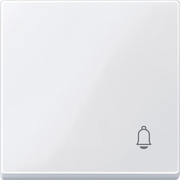 Клавиша Merten M-серия активный белый с пиктогрозетки «звонок» MTN438825