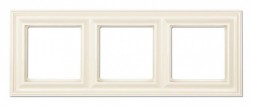 Рамка Jung ECO Profi Deco Бежевый 3 поста горизонтальная/вертикальная EPD483