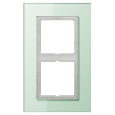 Рамка Jung LS Plus Светло-зеленый 2 поста LSP982GLAS
