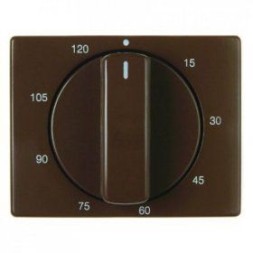 Центральная панель Berker R.1 Berker Arsys коричневый с блеском с регулировкой для механических таймеров 16350001