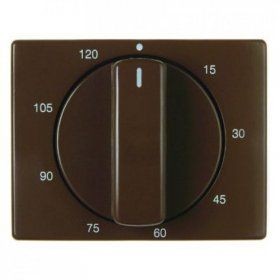 Центральная панель Berker R.1 Berker Arsys коричневый с блеском с регулировкой для механических таймеров 16350001