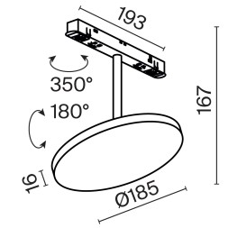 Трековый светильник Technical TR131-4-15W-DS-B