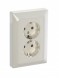 Розетка ABB Basic 55 слоновая кость SCHUKO 16А 250В двойная с защитными шторками 2CKA002021A0379 20-02 EUJKS-92-507