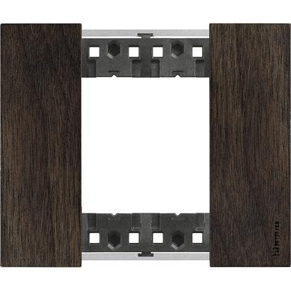 Рамка Bticino Living Now NOCE 2-модульная KA4802LG