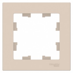 Рамка Schneider Electric Atlasdesign Бежевый 1 пост ATN000201