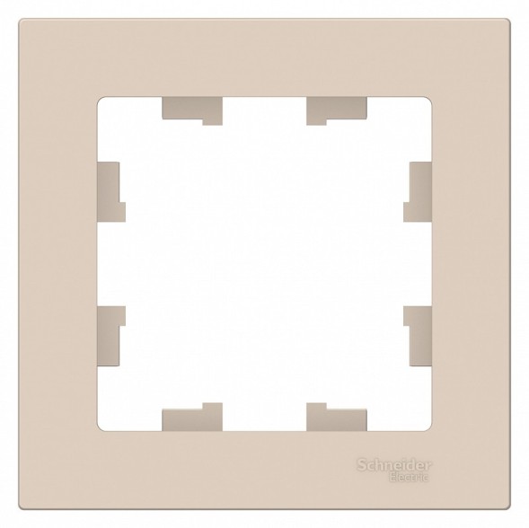 Рамка Schneider Electric Atlasdesign Бежевый 1 пост ATN000201
