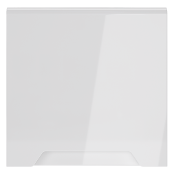 Накладка для розетки с заземлением, защитными шторками и крышкой, S70 (белый глянцевый)