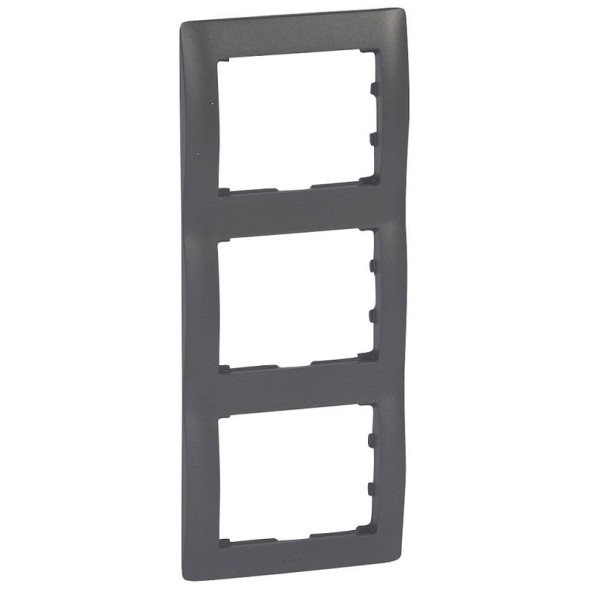 Рамка Legrand Galea Life Темная бронза 3 поста вертикальная 771207