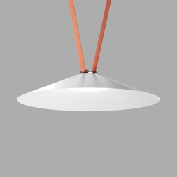 DK5568-WH+BK Cветильник для трека-ремня Belty, серия Flow, со светодиодом, D600*H122мм, 48V DC, 24W, RA90, 120°, 4000K, IP20, белый с черным, алюминий