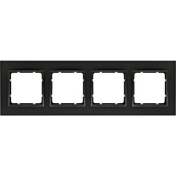 Рамка Berker B.7 Антрацит 4 поста 10146626