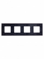 Рамка ABB Zenit Натуральное венге 4 поста 2CLA227400N2101 N2274 WG