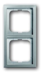 Рамка ABB Pure Steel Сталь 2 пост 2CKA001754A4501 1722-866K-500