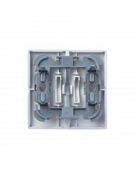 Клавиша ABB для 2-клавишных выключателей/переключателей/кнопок белый бархат 2CKA001751A3024 1785-884