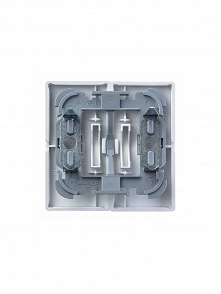 Клавиша ABB для 2-клавишных выключателей/переключателей/кнопок белый бархат 2CKA001751A3024 1785-884