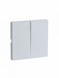 Клавиша ABB для 2-клавишных выключателей/переключателей/кнопок белый бархат 2CKA001751A3024 1785-884