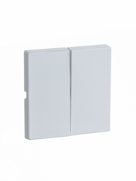 Клавиша ABB для 2-клавишных выключателей/переключателей/кнопок белый бархат 2CKA001751A3024 1785-884