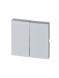 Клавиша ABB для 2-клавишных выключателей/переключателей/кнопок белый бархат 2CKA001751A3024 1785-884